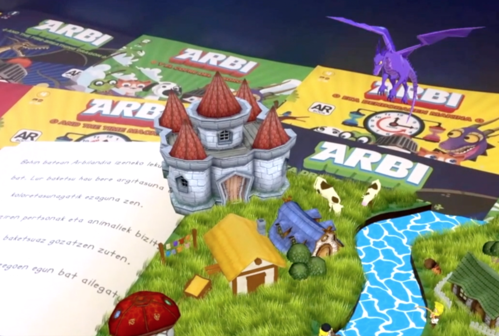 ARBI Augmented Reality Books - This is what you see on Tablet or Mobile phone